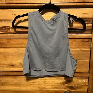 Gray Sleeveless Women's Top